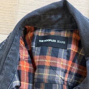 The Kooples Men's Charcoal and Plaid Jacket